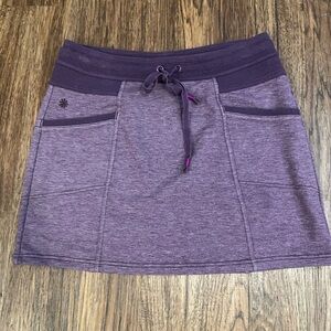 Athleta skirt with soft sweatshirt